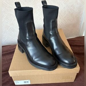 Steve Madden Kiley Black Ankle Boots